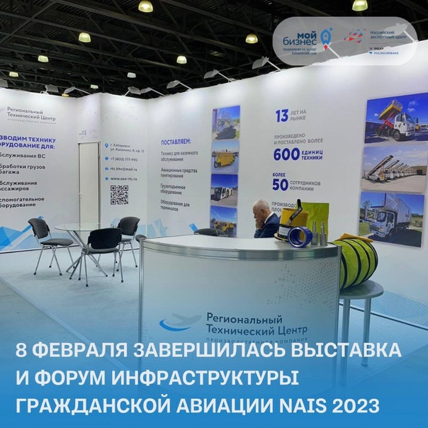 8 февраля в Москве завершилась 10-я Юбилейная национальная выставка и форум инфраструктуры гражданской авиации NAIS 2023