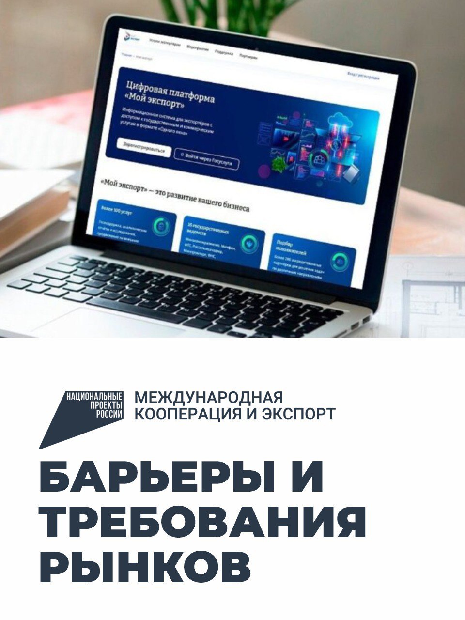 Бесплатный сервис "Барьеры и требования рынков" на цифровой платформе "Мой экспорт"